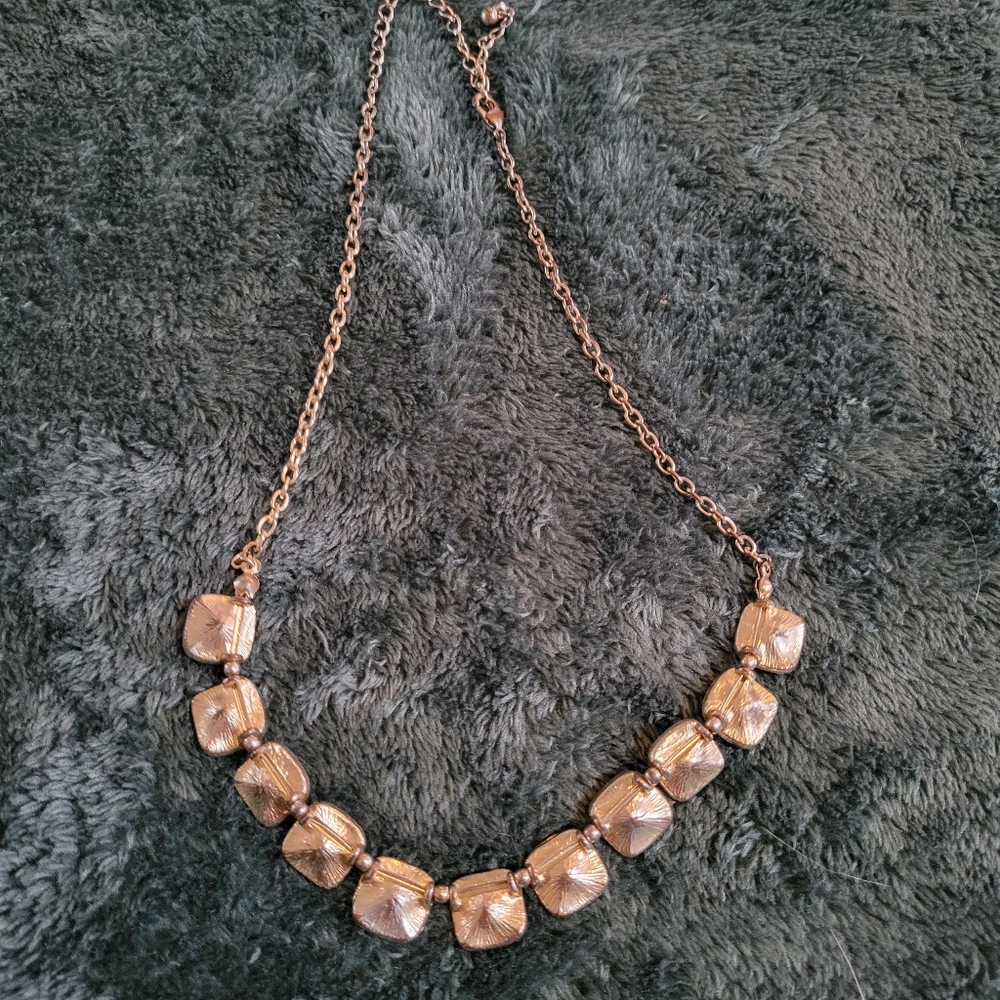 Pink Rhinestone Necklace - Picture 3 of 3
